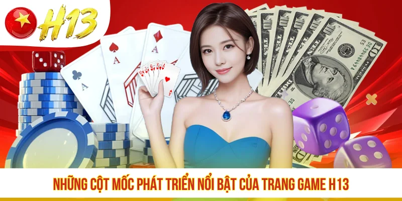 Những cột mốc phát triển nổi bật của trang game H13